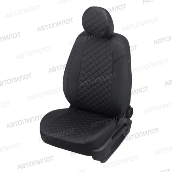 Чехлы Автопилот Экокожа Ромб на Chery Amulet Чехлы Автопилот Экокожа Ромб на Chery Amulet