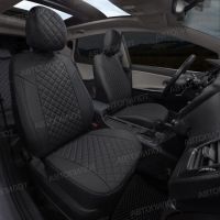 Чехлы Автопилот Экокожа Ромб на Chery Amulet Чехлы Автопилот Экокожа Ромб на Chery Amulet