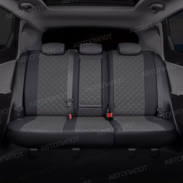 Чехлы Автопилот Экокожа Ромб на Chery Amulet Чехлы Автопилот Экокожа Ромб на Chery Amulet