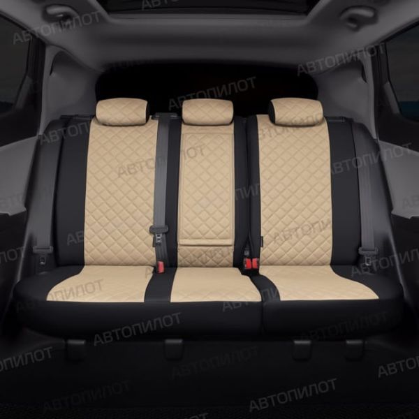 Чехлы Автопилот Экокожа Ромб на Chery Amulet Чехлы Автопилот Экокожа Ромб на Chery Amulet