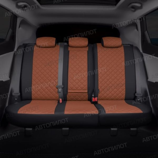 Чехлы Автопилот Экокожа Ромб на Chery Amulet Чехлы Автопилот Экокожа Ромб на Chery Amulet
