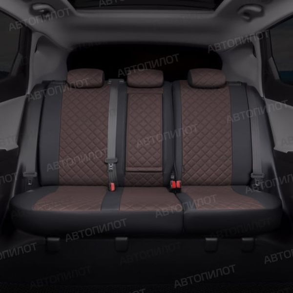 Чехлы Автопилот Экокожа Ромб на Chery Amulet Чехлы Автопилот Экокожа Ромб на Chery Amulet