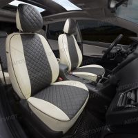 Чехлы Автопилот Экокожа Ромб на Chery Amulet Чехлы Автопилот Экокожа Ромб на Chery Amulet