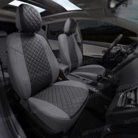 Чехлы Автопилот Экокожа Ромб на Chery Amulet Чехлы Автопилот Экокожа Ромб на Chery Amulet