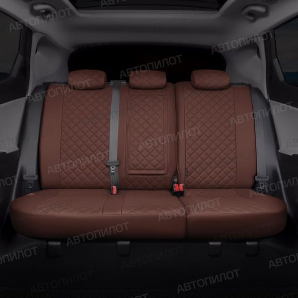 Чехлы Автопилот Экокожа Ромб на Chery Amulet Чехлы Автопилот Экокожа Ромб на Chery Amulet