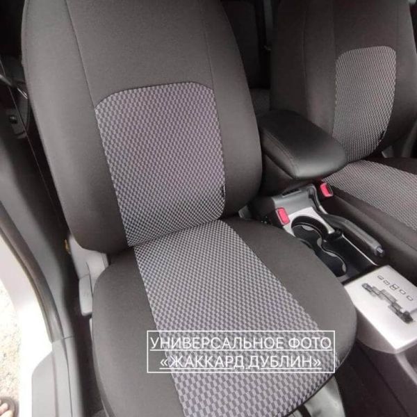 Чехлы Жаккард на Vortex Estina-1/Chery Fora-1, 03.2006-09.2012, РЗС60/40+подлок.+отд.бок 2П
